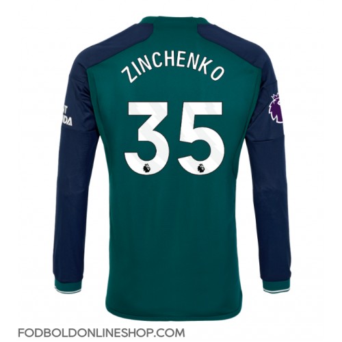 Arsenal Oleksandr Zinchenko #35 Tredjetrøje 2023-24 Langærmet